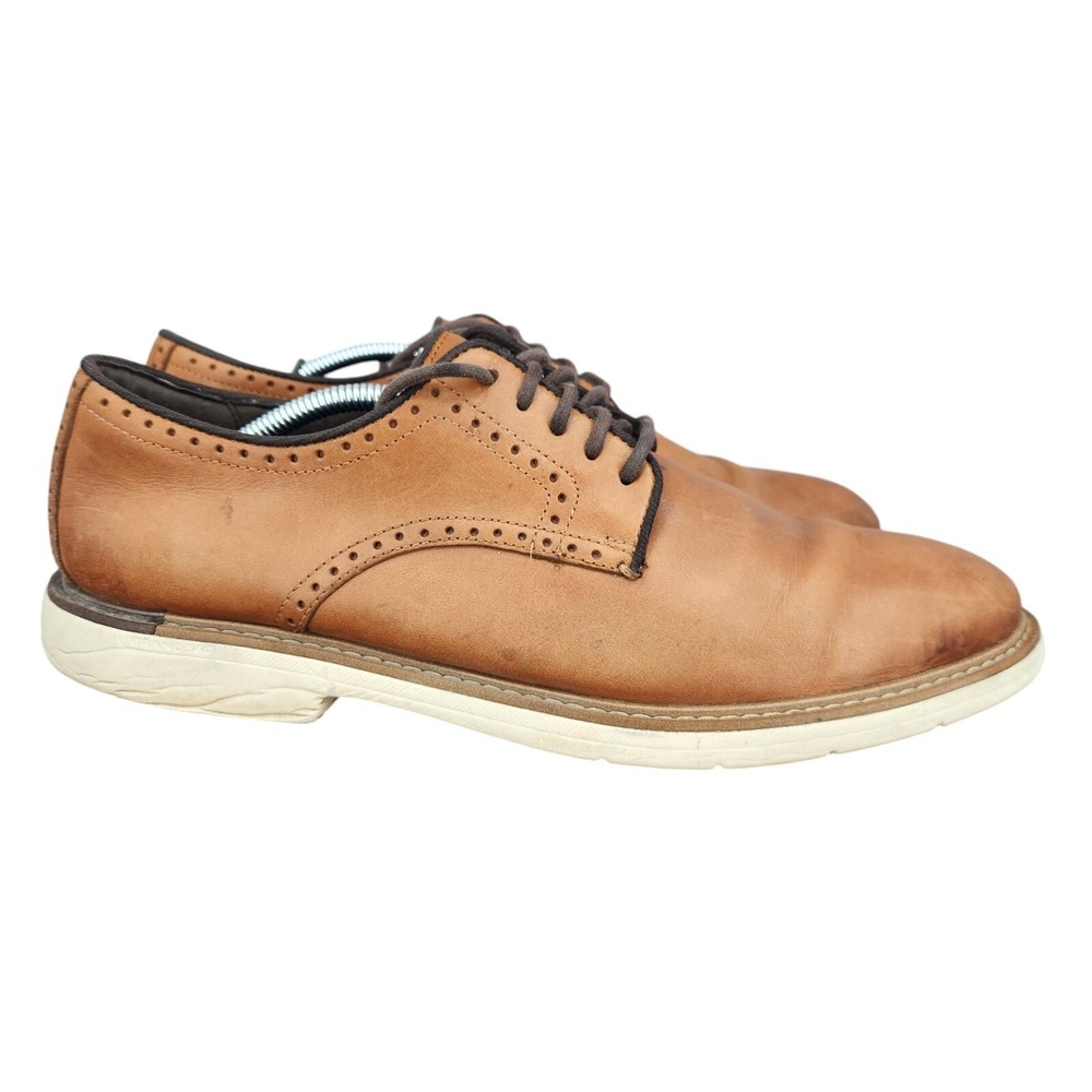 Cole Haan Sneakers Mens 12 M Go‎ To Plain Toe Brown Leather Oxford Casual Shoes